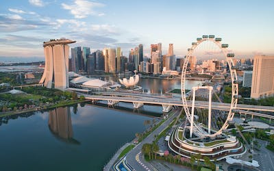 Asien mit Singapur