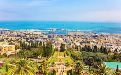 Östlichen Mittelmeer mit Haifa